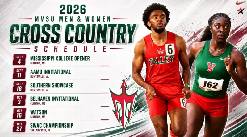 MVSU Announces 2026 Men’s and Women’s Cross Country Schedule MVSU Announces 2026 Men’s and Women’s Cross Country Schedule