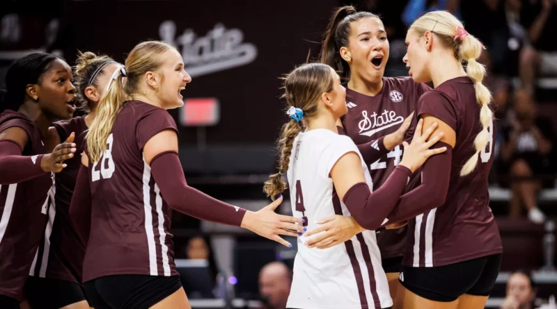Mississippi State Volleyball Sweeps Louisiana to Open Ragin’ Cajuns Classic Bulldogs Win To Start The Ragin’ Cajuns Classic