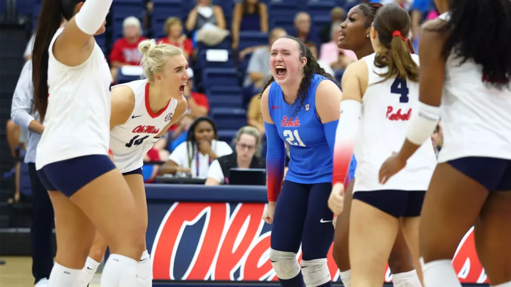 Volleyball Completes Dramatic Fifth Set Comeback, Downs Clemson