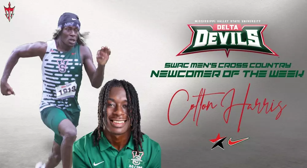 Mississippi Valley State&#8217;s Colton Harris Named SWAC Cross Country Newcomer of the Week