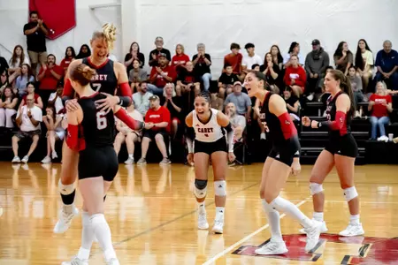 William Carey Volleyball Edges Xavier in Four Sets Lady Crusaders Top Xavier Behind Fourth-Set Comeback