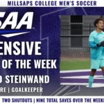Millsaps Goalkeeper Edward Steinwand Named SAA Men's Soccer Defensive Player of the Week Edward Steinwand Named SAA Men's Soccer Defensive Athlete of the Week