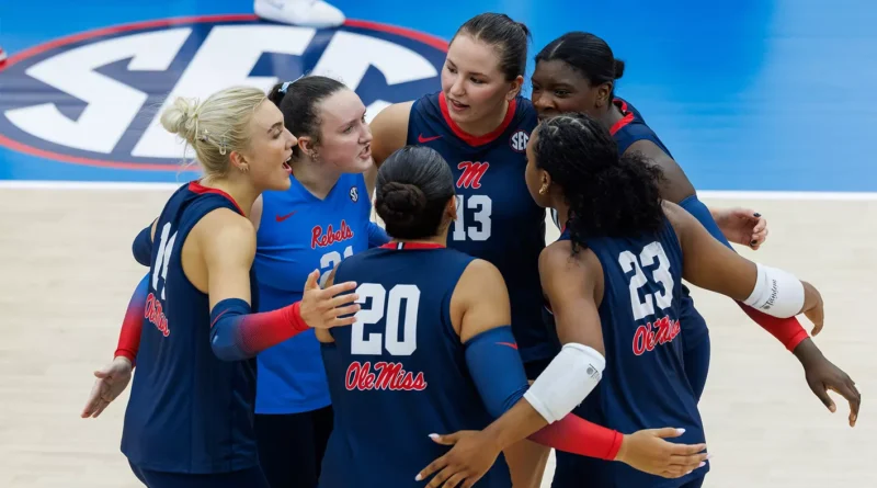 Ole Miss Volleyball Faces No. 22 Kansas and Grand Canyon in Jayhawk Classic Volleyball to Match Up Against No. 22 Kansas, Grand Canyon