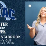 Ashley Estabrook Named SLIAC Women's Golf Player of the Week Estabrook earns SLIAC Player of the Week for women’s golf