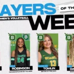 Belhaven Volleyball Players Earn CCS Weekly Honors Tomlin, Robinson and Gauthier Earn CCS Weekly Honors