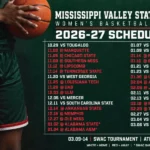 Mississippi Valley State Women Announce 2026-27 Basketball Schedule MVSU Women Announce Basketball Schedule as James Enters Second Full Season