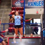 Northwest Mississippi volleyball completes sweep, Woods sets career kill record Rangers roll to sweep over East Central as Woods breaks record for career kills