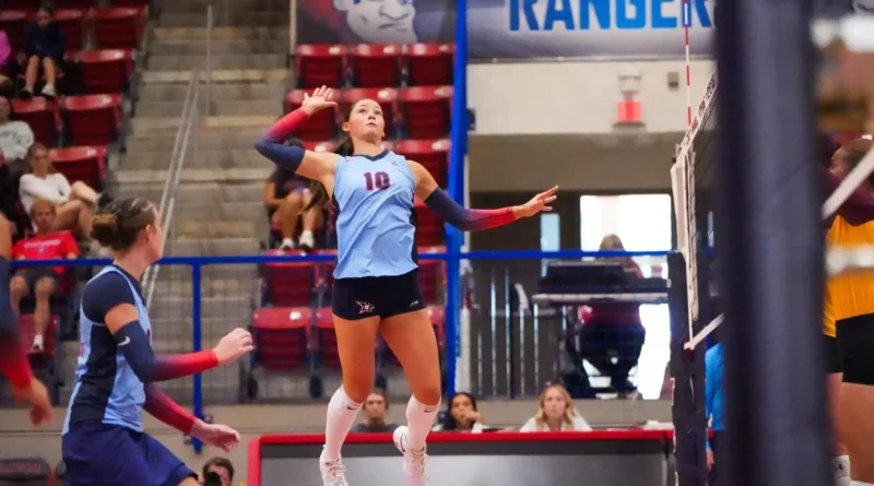 Northwest Mississippi volleyball completes sweep, Woods sets career kill record Rangers roll to sweep over East Central as Woods breaks record for career kills