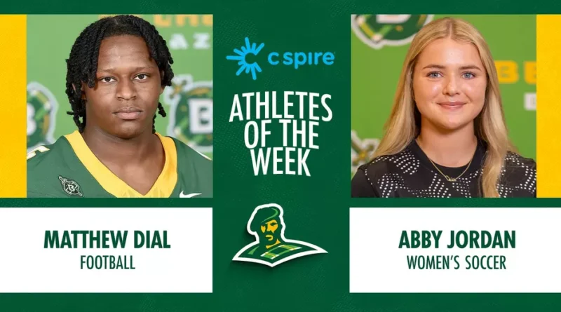 Belhaven Athletes of the Week Named by C Spire Matthew Dial and Abby Jordan Named C Spire Athletes of the Week