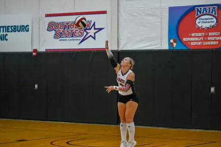 William Carey Volleyball Defeats Faulkner in Four Sets Lady Crusaders Down Faulkner in Four Sets