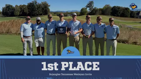 Blue Mountain Christian University Men’s Golf Wins Bojangles Tennessee Wesleyan Invite No. 3 BMCU men’s golf captures Bojangles Tennessee Wesleyan Invite championship