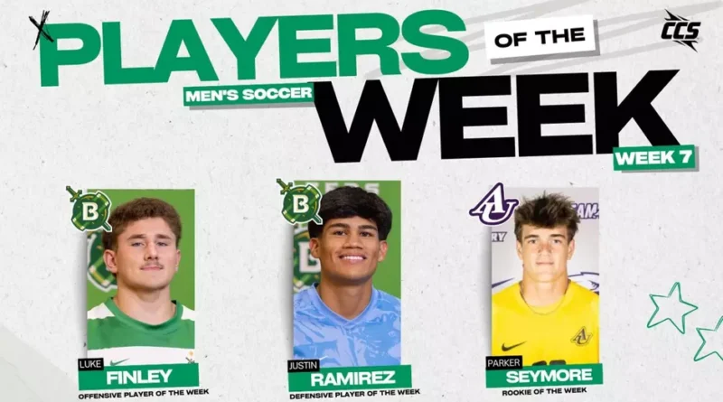 Finley, Ramirez Earn CCS Men’s Soccer Weekly Honors Finley, Ramirez Earn First Career CCS Men’s Soccer Weekly Honors