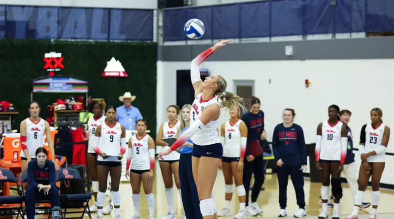 Ole Miss Volleyball Loses to South Carolina in Four-Set Match Volleyball Falls to South Carolina