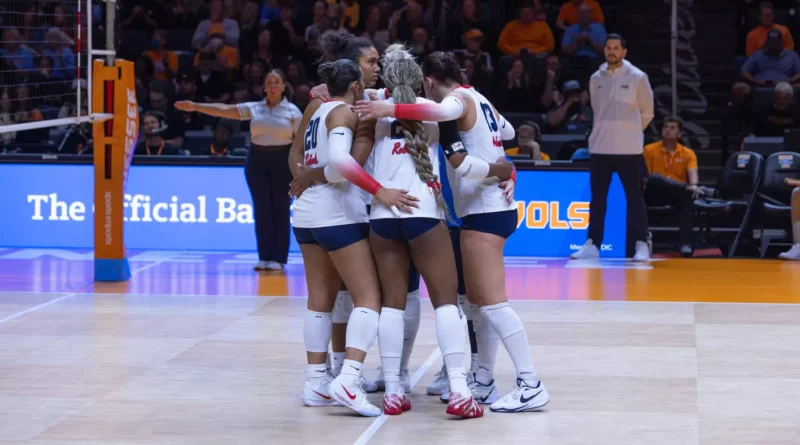 Ole Miss volleyball falls to No. 10 Tennessee in straight sets Volleyball Drops Road Match at No. 10 Tennessee