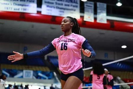 Alabama A&M beats Jackson State in three-set volleyball match Davis, Briggs Lead Jackson State in Road Match at Alabama A&M