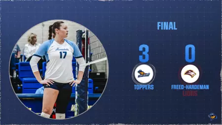 Blue Mountain Christian sweeps Freed-Hardeman in three sets Volley Toppers sweep Freed-Hardeman behind strong defensive performance