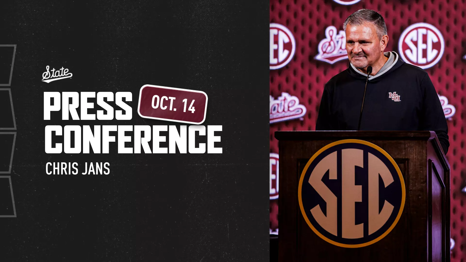 Mississippi State Coach Chris Jans Addresses Media at SEC Media Day